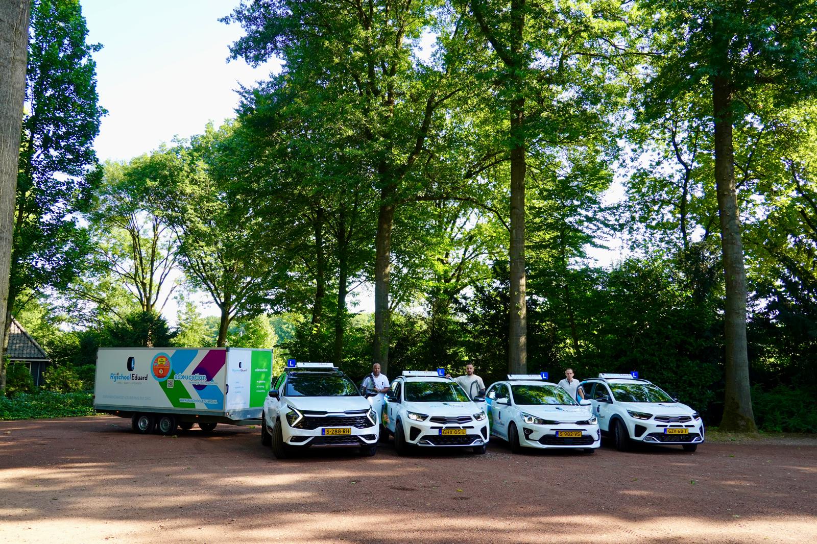 Website ontwerp voor Rijschool Edward, ontwikkeld door RND Creative.